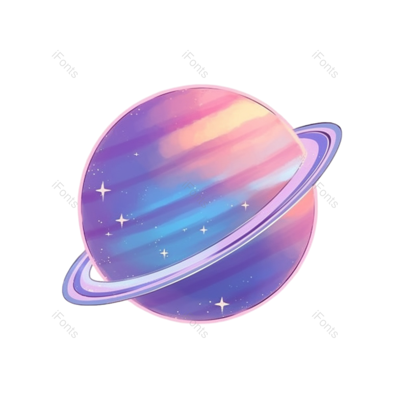 元素图片,插画元素,浪漫PNG,星空免抠素材